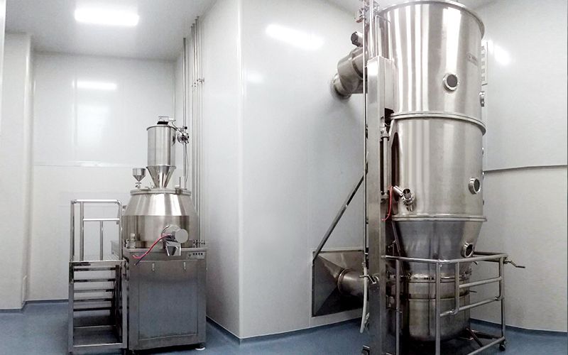 Wet Granulation Fluidized Bed Drying Line