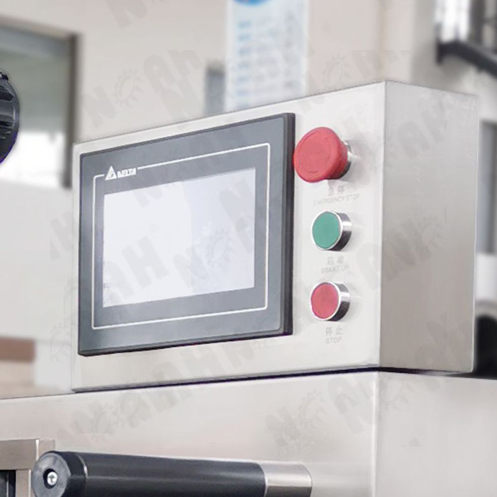 Filling and aluminum foil sealing machine