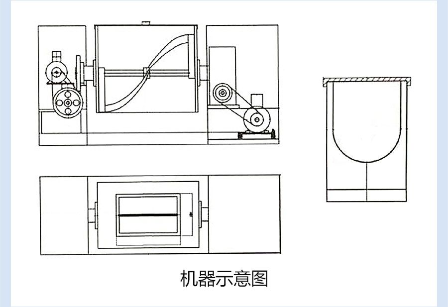 CH系列槽形混合机