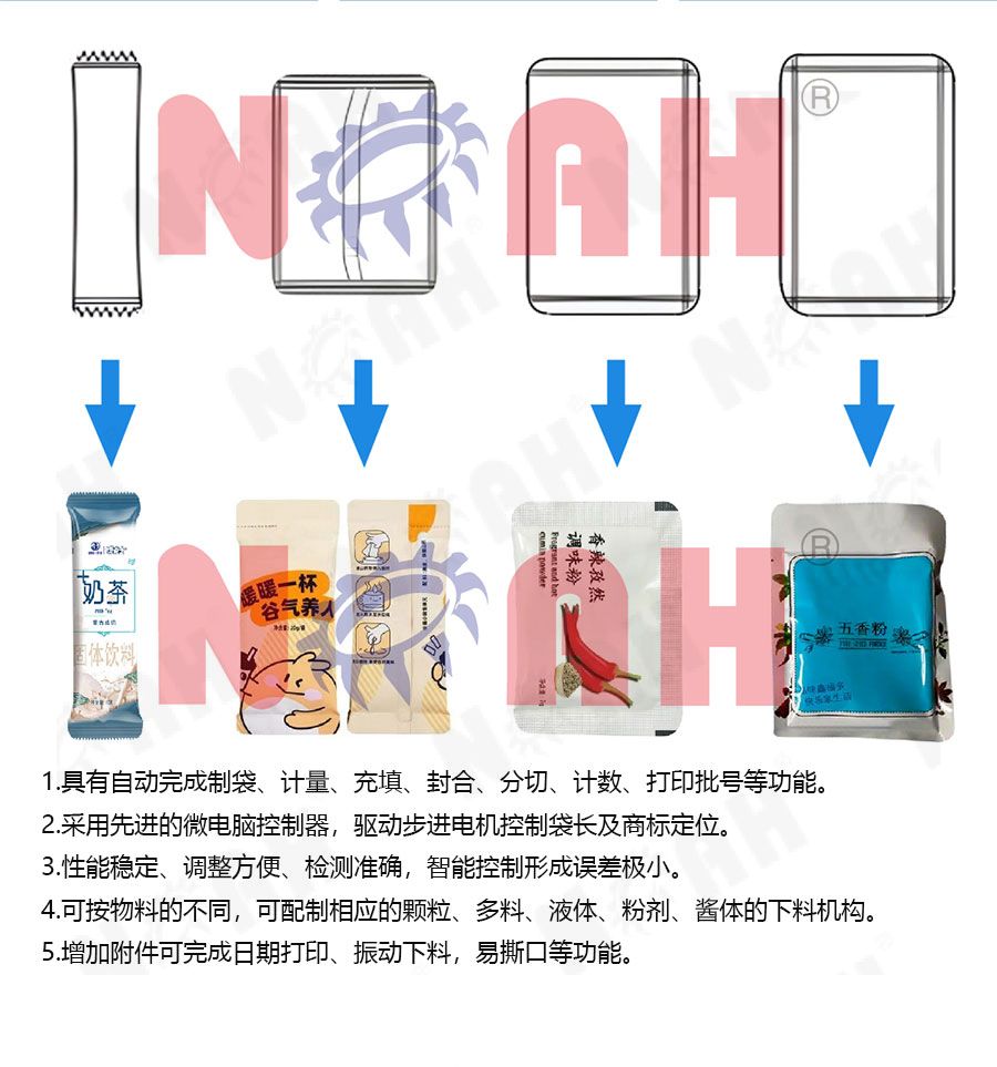 HDK系列全自动立式圆角小袋包装机（粉末）